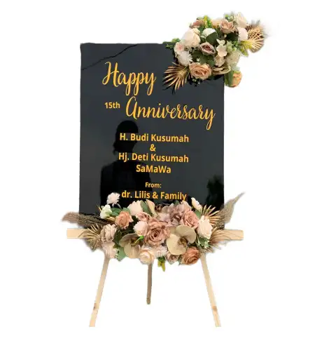 Papan Bunga Akrilik Watugajah